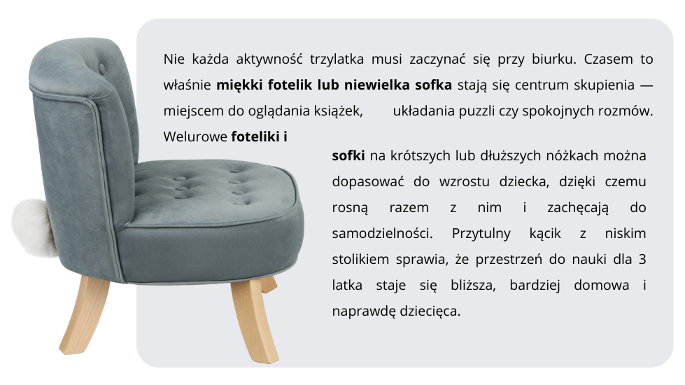 pluszowy fotelik dla dziecka